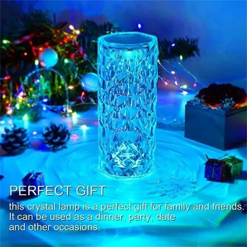 Elegant LED Crystal Table Lamp