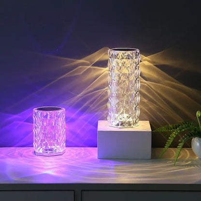 Elegant LED Crystal Table Lamp